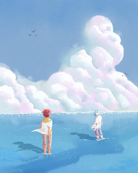 SK8 Reki & Langa Fan art