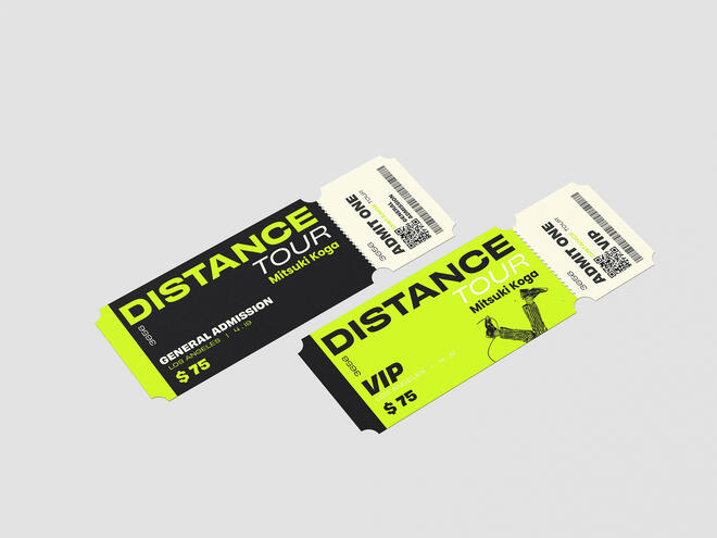 Distance Tour Tickets